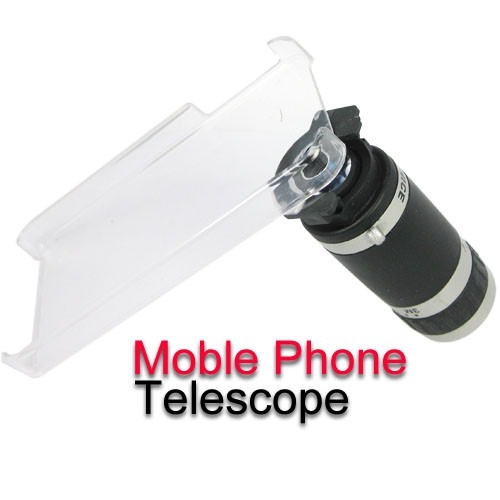 8X Zoom Universal Mobile Phone Telescope with Anti-slip Design - Click Image to Close